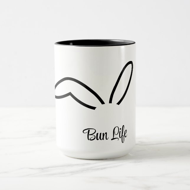 Bun Life Rabbit Humor Mugg (Center)