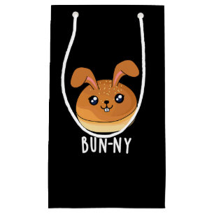 Bun-ny Funny Bunny Rabbit Bun Pun Mörk BG