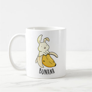 Bunana Funny Bunny i en Banana Pun Kaffemugg