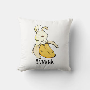 Bunana Funny Bunny i en Banana Pun Kudde