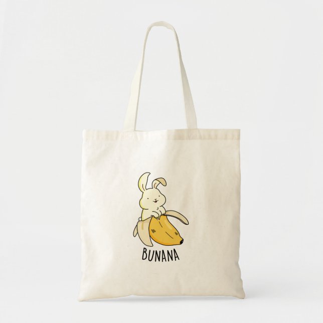 Bunana Funny Bunny i en Banana Pun Tygkasse (Framsidan)