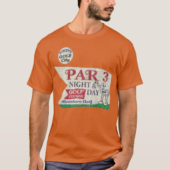 Buncey's Golf City Par 3 T Shirt (Framsida)