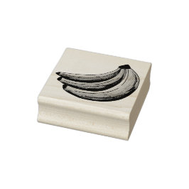 Bunch Bananas Banana Fruit Foodie Frimärke Stämpel