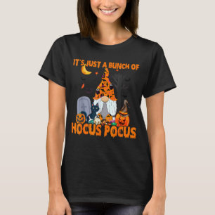 Bunch Hocus Pocus Pumpkin Gnome Fladdermöss Scary T Shirt