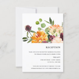 BUNCH-MOTTAGNING AV BLOMMIGT FÖR ORANGE FÖR LJUSKO OSA KORT