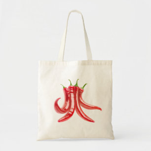 Bunch of chili peppers tygkasse
