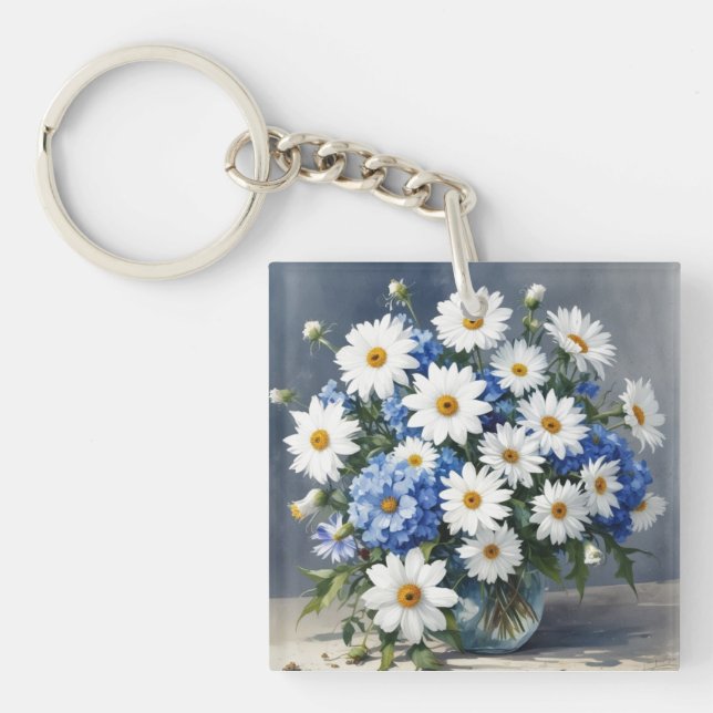 Bunch of Flowers Elegant Daisys Watercolor (Framsidan)