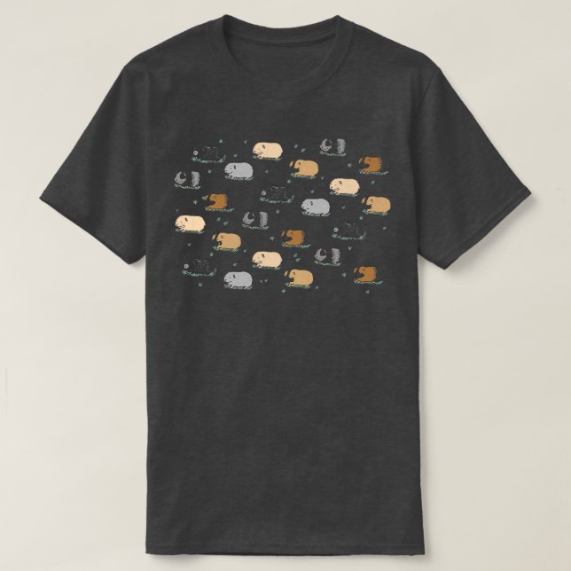 Bunch of guinea grisar t shirt (Design framsida)