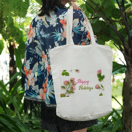 Bunch of rosa ros Tote Bag Tygkasse
