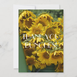 BUNCHER AV SUNFLOWERS TACK KORT