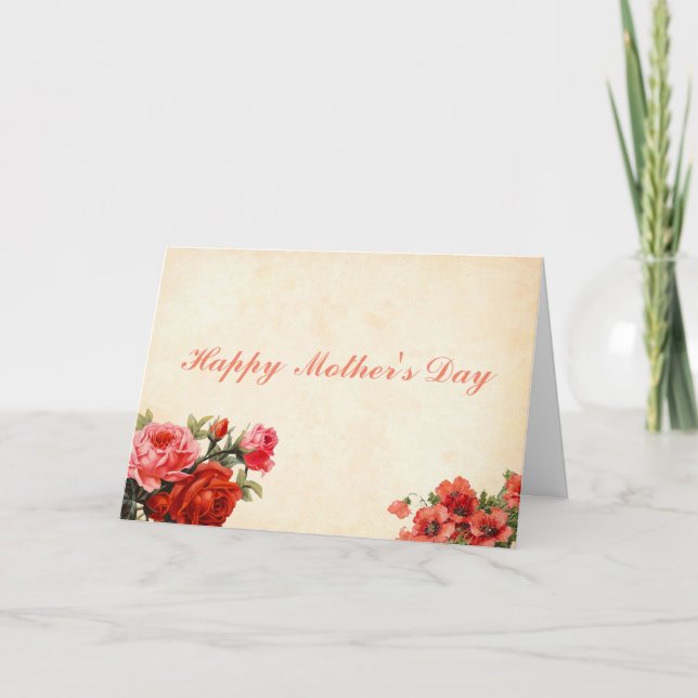 Bunches of Ro Mors dag Card Kort (Framsida)