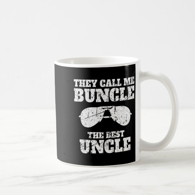 Buncle - They Call Me Buncle - The Uncle Funny  Kaffemugg (Höger)