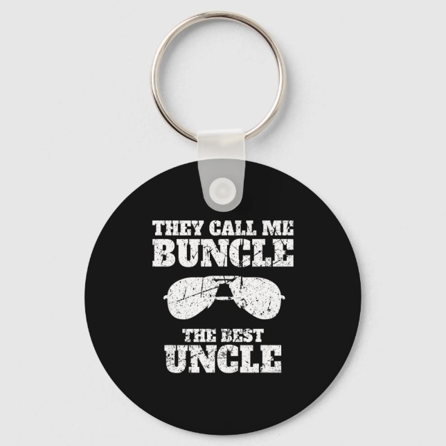 Buncle - They Call Me Buncle - The Uncle Funny  Nyckelring (Framsida)