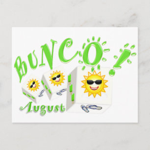 Bunco August Vykort