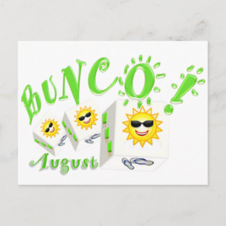 Bunco August Vykort