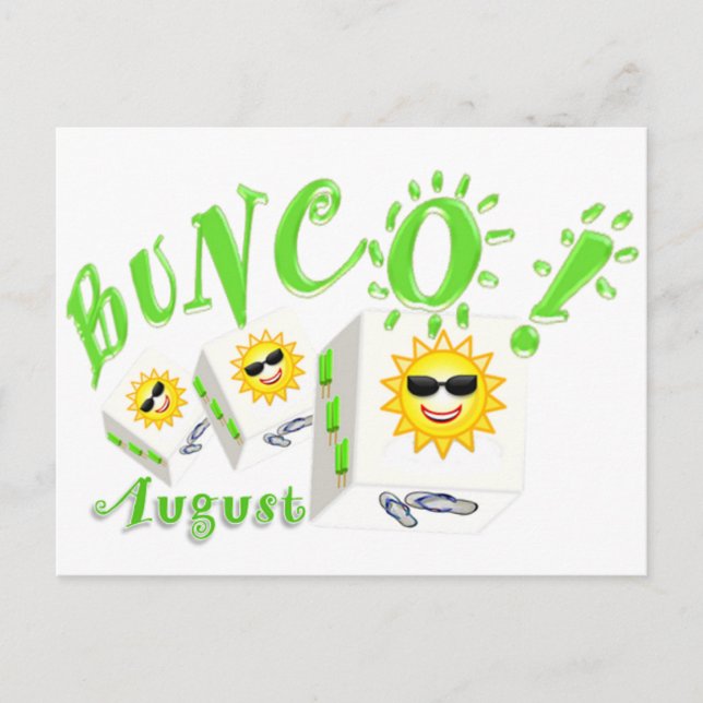 Bunco August Vykort (Framsida)