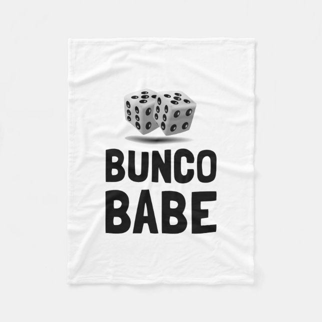 Bunco Babe Dice Fleecefilt (Framsidan)