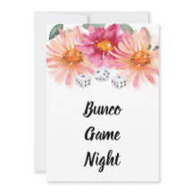 Bunco Blommigt Dice Game Party