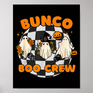 Bunco Boo Besättning Bunco Halloween Tärningar Poster