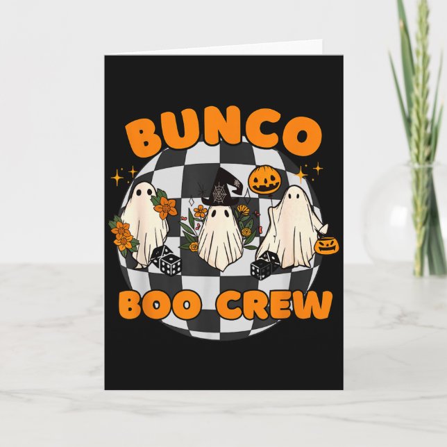 Bunco Boo Crew Bunco Halloween Dice  Kort (Framsida)