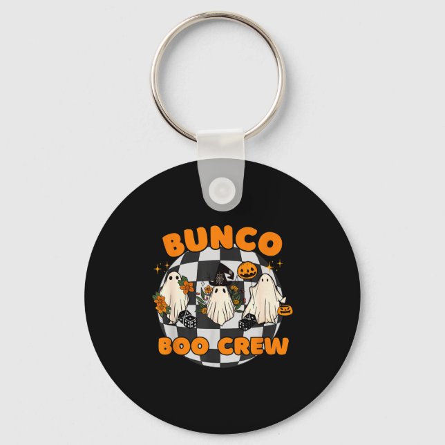 Bunco Boo Crew Bunco Halloween Dice  Nyckelring (Framsida)