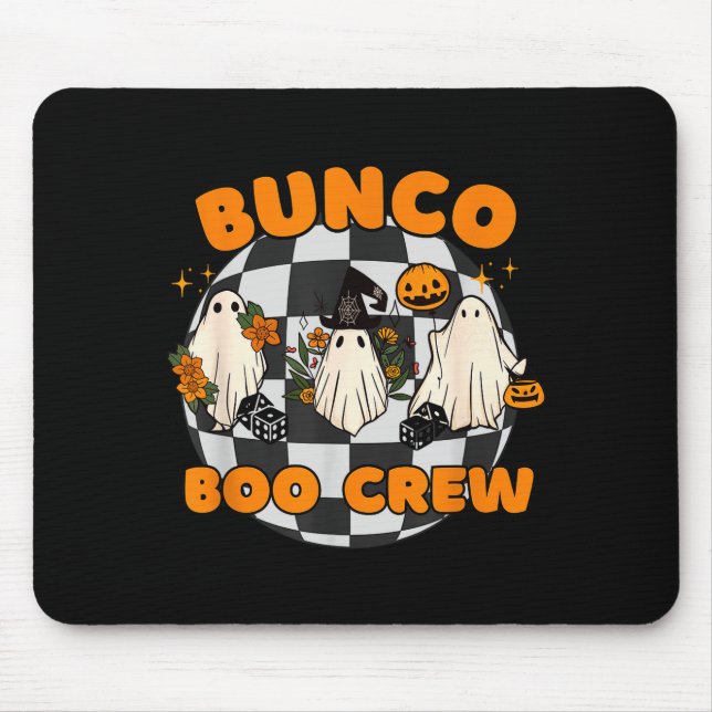 Bunco Boo Crew Bunco Halloween Tärningar  Musmatta (Framsidan)