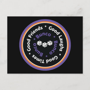 Bunco Bra Friends - Lila Vykort