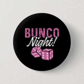 Bunco Button Party favors Raffle-priset Bunco Natt Knapp