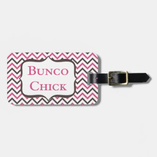Bunco chick med sparredesign bagagebricka