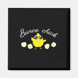 Bunco Chick Påsk Vår Bunco Dice Magnet