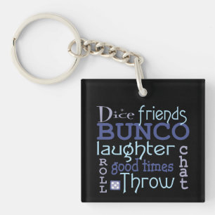 Bunco Dice Friends Modern Typography Tunnelbanan A