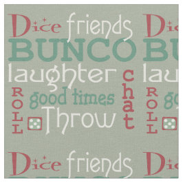 Bunco Dice Friends Red,Grönt,White Tyg