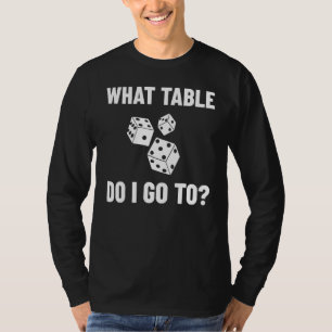 Bunco Dice Game Regler Night Party T Shirt