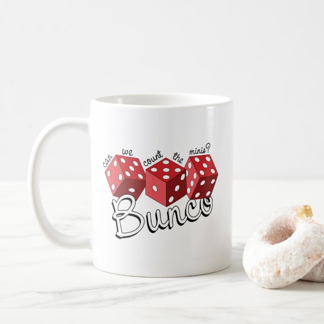 Bunco Dice-spel Kaffemugg (Med munk)