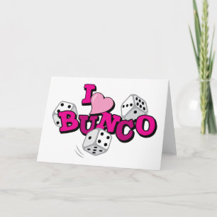 Bunco Dice-spel Kort