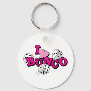 Bunco Dice-spel Nyckelring