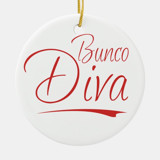 Bunco Divaprydnad Julgransprydnad Keramik (Framsidan)