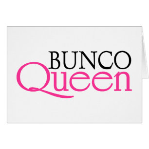 Bunco drottning hälsningskort