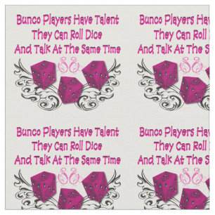 Bunco Fabric - Bunco-spelare har talang Tyg