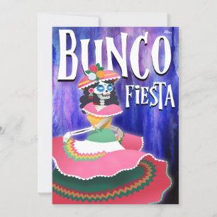Bunco Fiesta Party Cinco de Mayo Inbjudningar