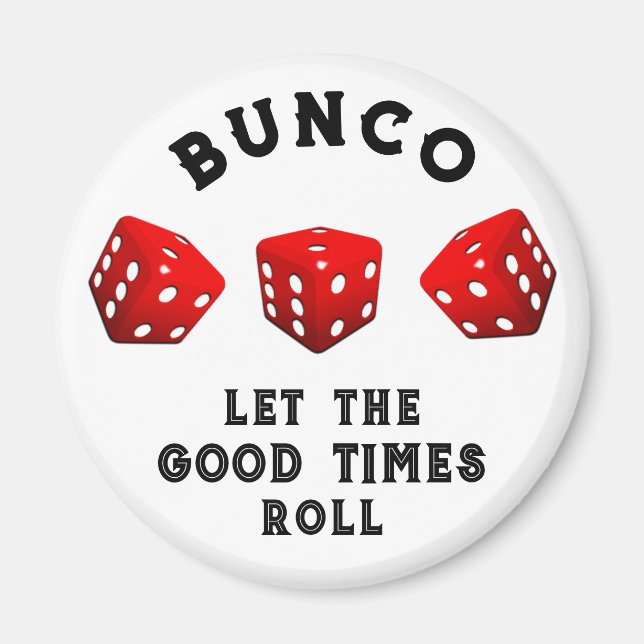Bunco Game Magnet (Framsidan)
