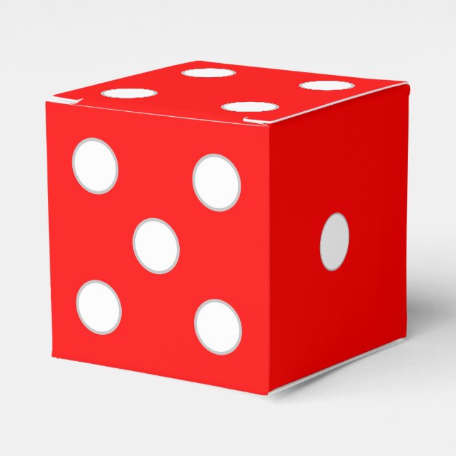 Bunco Game Nattgåvor Presentaskar (Framsidan Sidan)