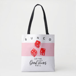 Bunco Game Night Tote Bag Tygkasse