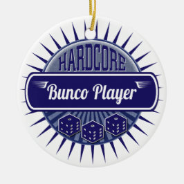 Bunco Girls Night Out Lucky Dice Julgransprydnad Keramik