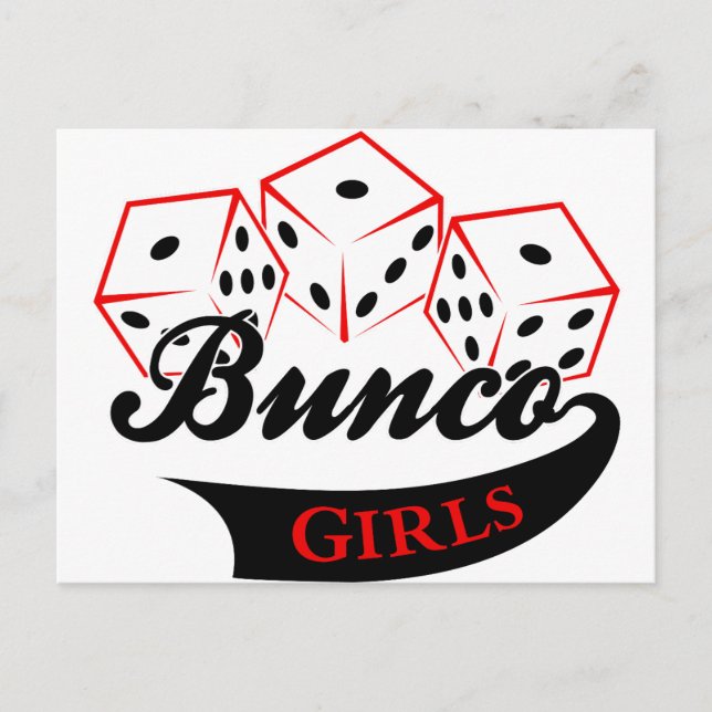 Bunco Girls Vykort (Framsida)