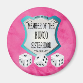 Bunco Go Rosa - United we Roll Dice Magnet