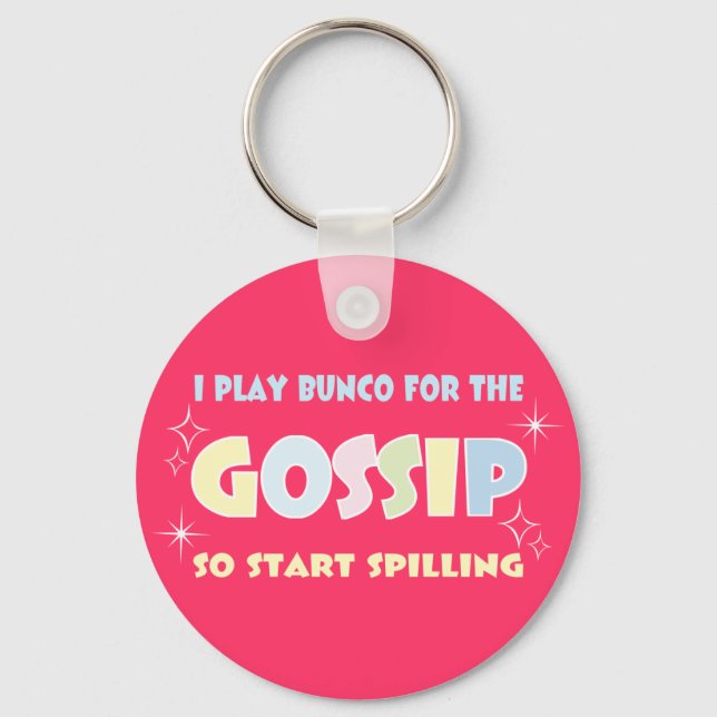 Bunco Gossip Nyckelring (Framsida)