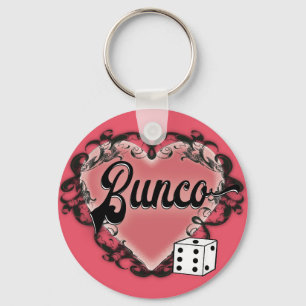 bunco-hjärttatuering nyckelring