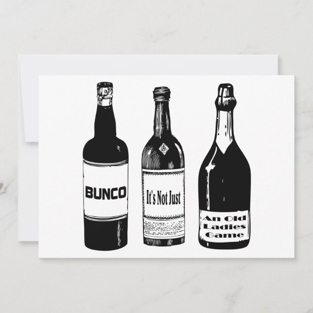 Bunco Inbjudan (Framsida)