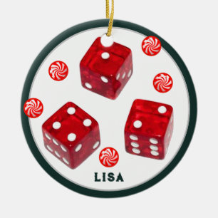 Bunco-jul Ceramic Ornament
